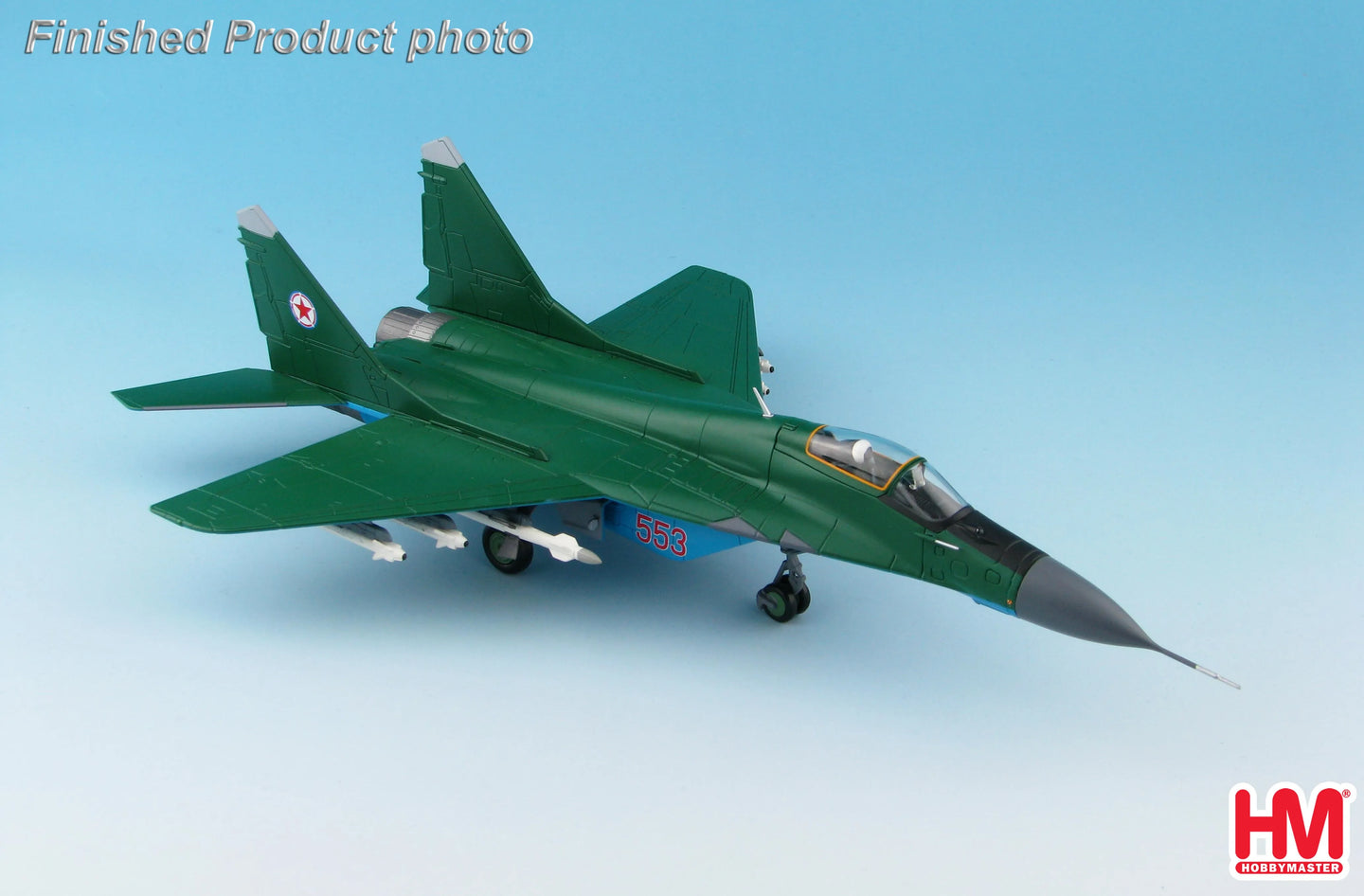 HOBBY MASTER MIG-29A FULCRUM 553 N.KOREAN AIR FORCE