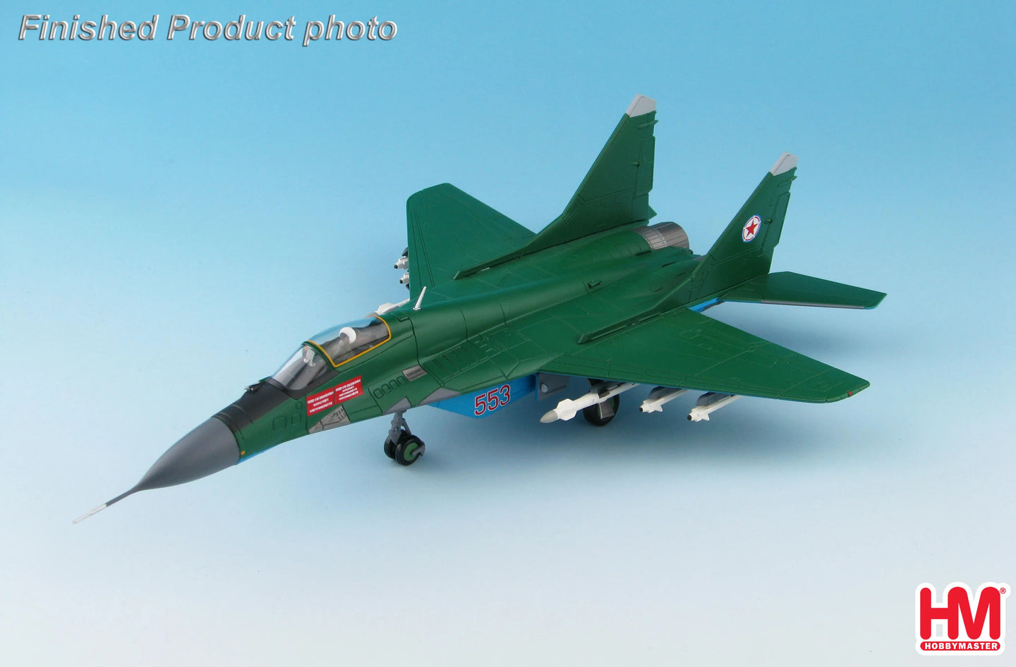 HOBBY MASTER MIG-29A FULCRUM 553 N.KOREAN AIR FORCE