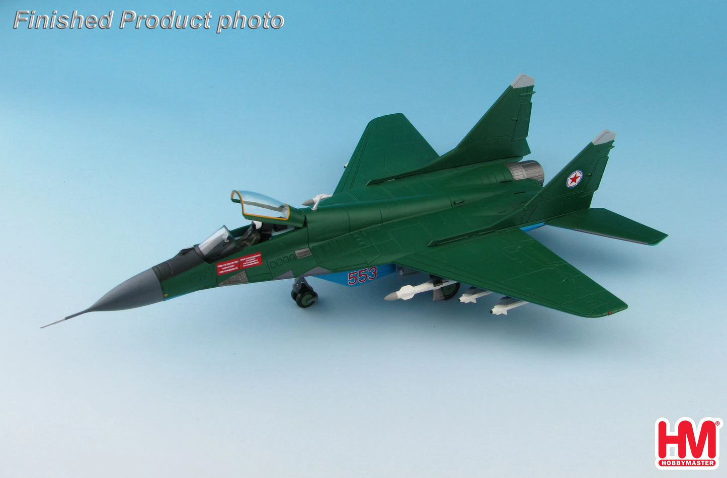 HOBBY MASTER MIG-29A FULCRUM 553 N.KOREAN AIR FORCE