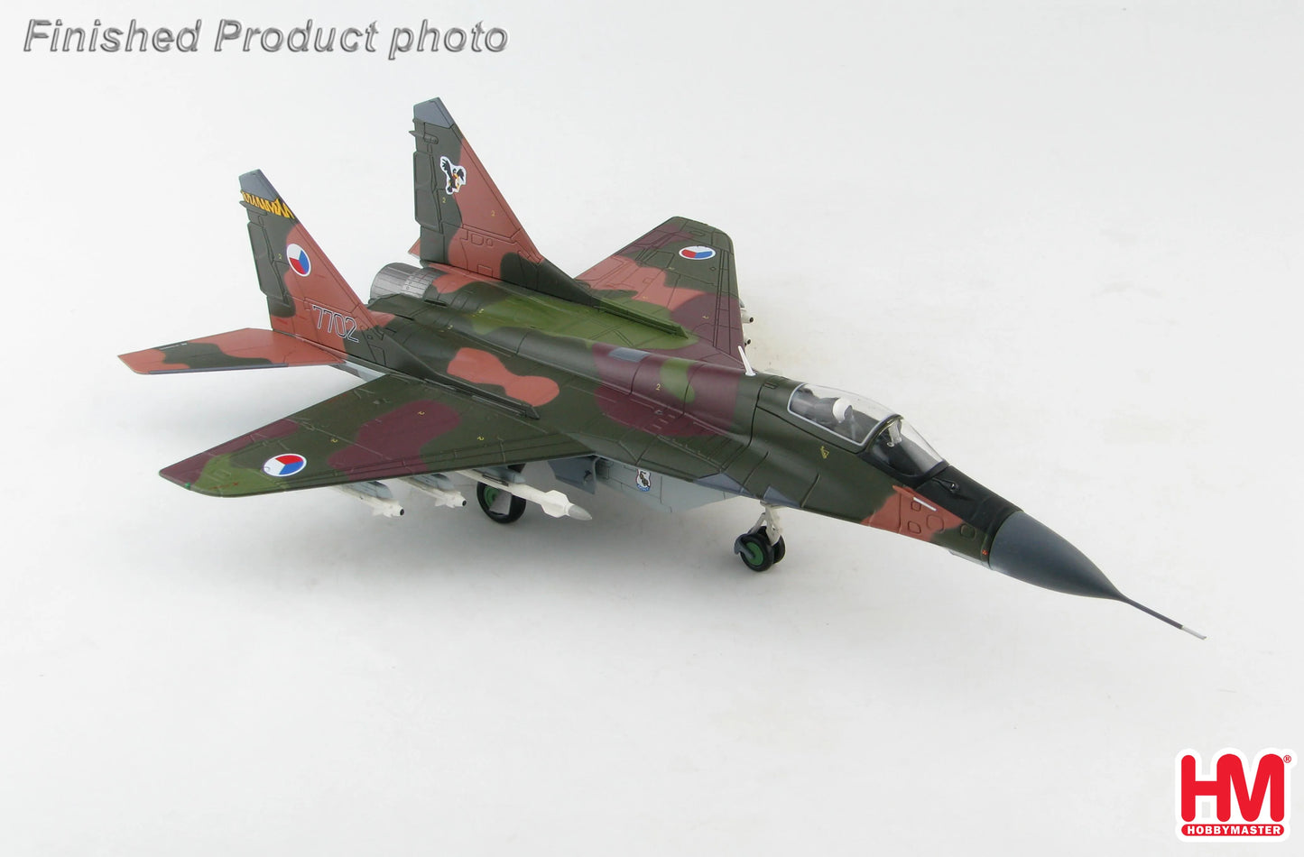 HOBBY MASTER MIG-29A FULCRUM 7702 CZECH AIR FORCE ZATEC AIR BASE 1993