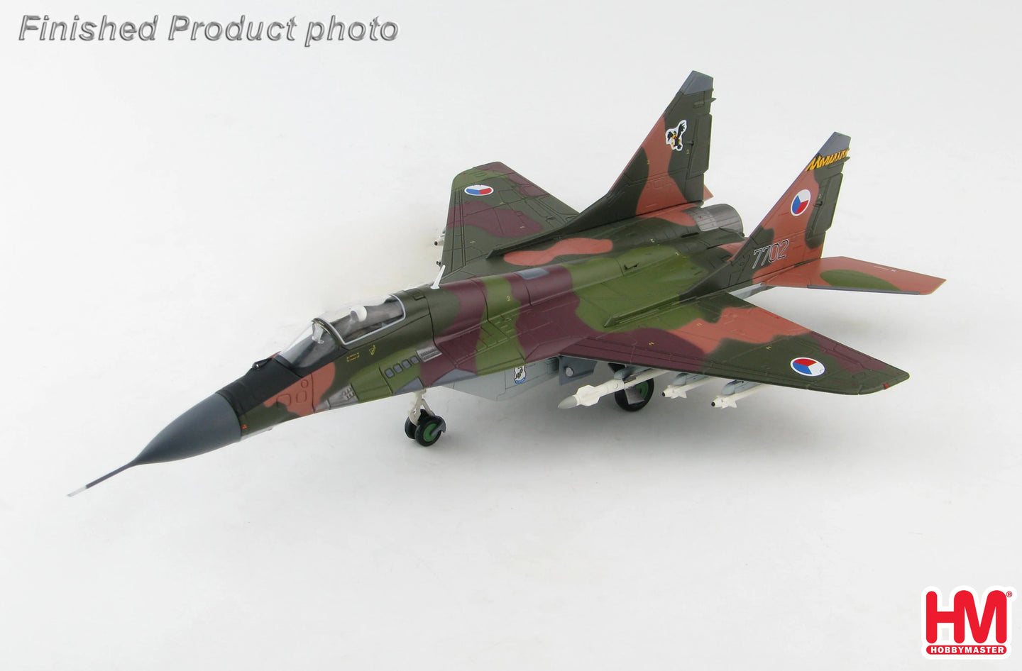 HOBBY MASTER MIG-29A FULCRUM 7702 CZECH AIR FORCE ZATEC AIR BASE 1993