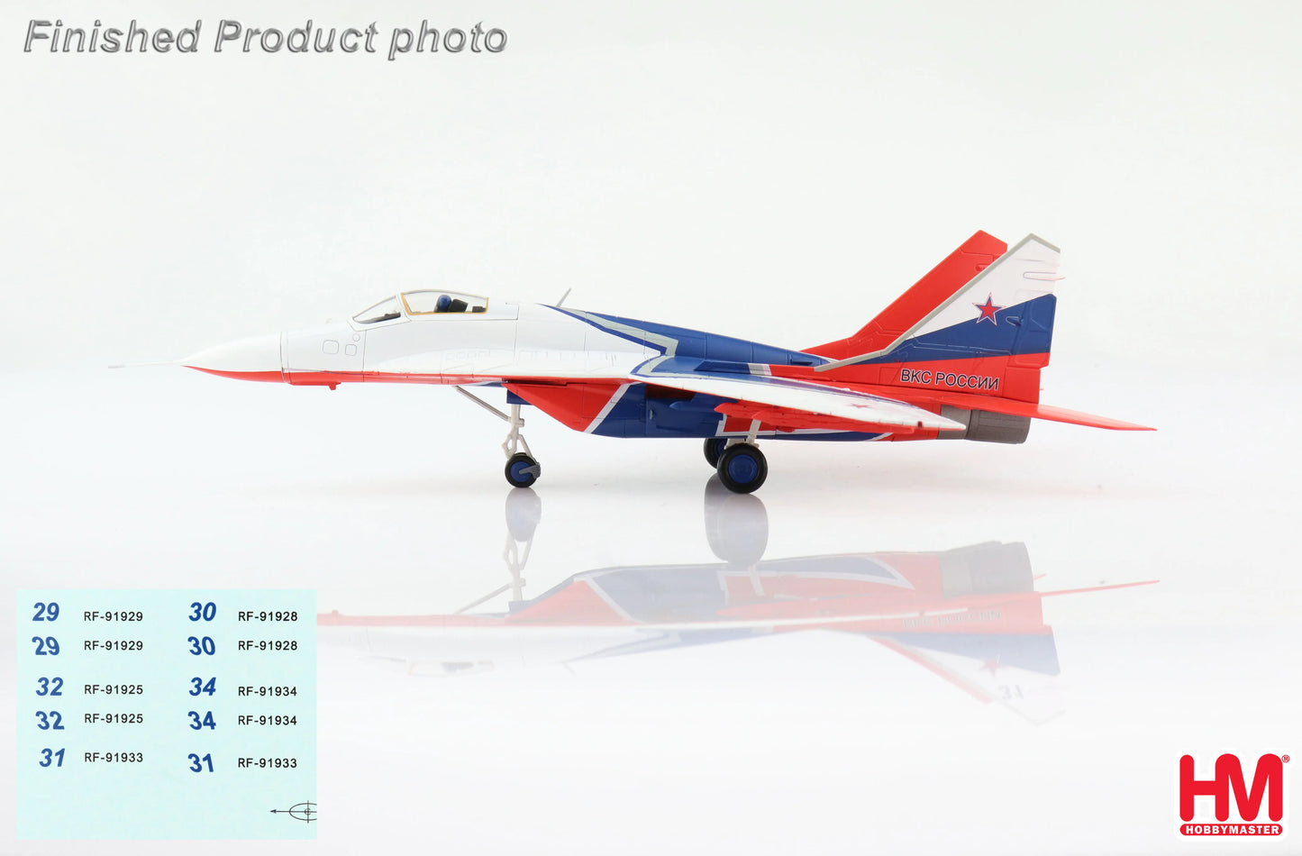 HOBBY MASTER MIG-29 STRIZHI AEROBATIC TEAM RUSSIAN AEROSPACE FORCE 2019