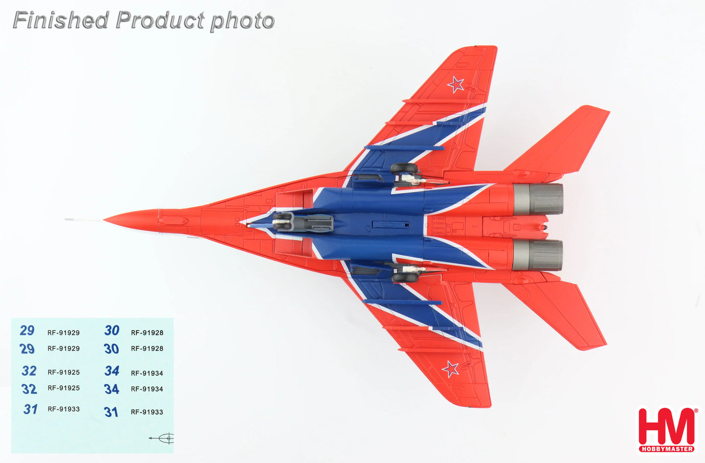 HOBBY MASTER MIG-29 STRIZHI AEROBATIC TEAM RUSSIAN AEROSPACE FORCE 2019