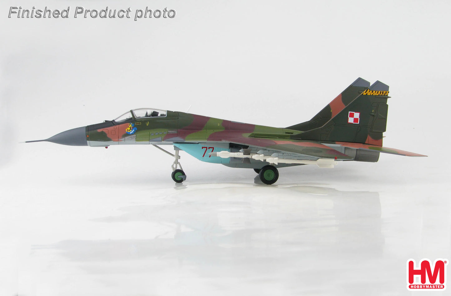 HOBBY MASTER MIG-29A FULCRUM NO.77 POLISH AIR FORCE