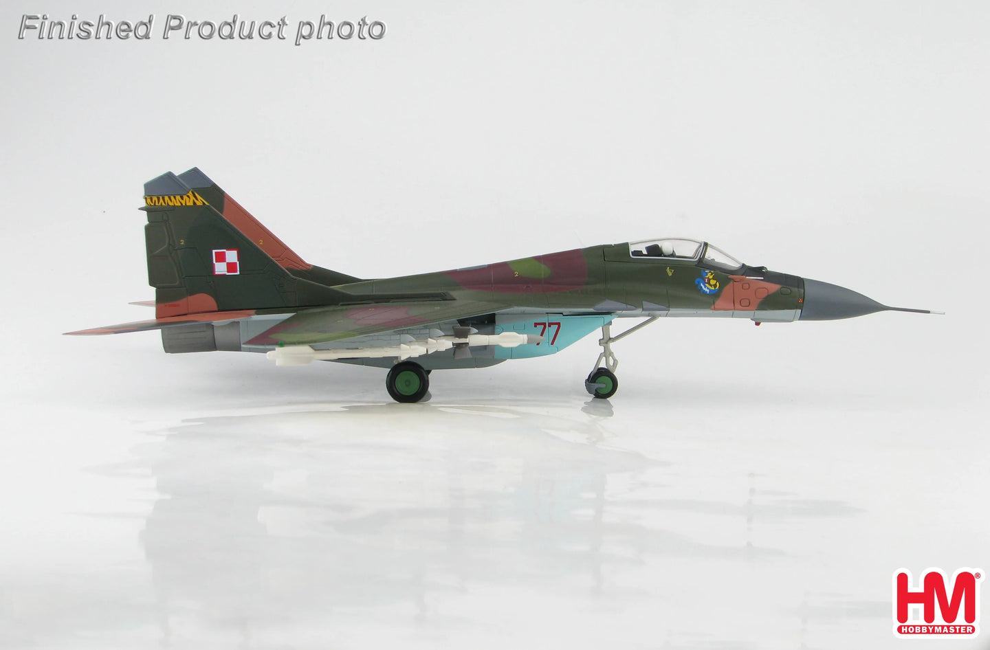 HOBBY MASTER MIG-29A FULCRUM NO.77 POLISH AIR FORCE