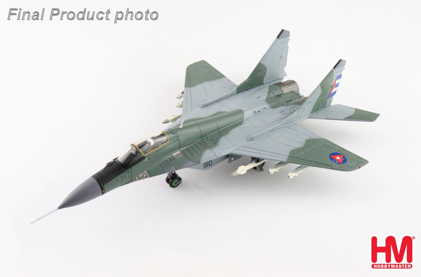 HOBBY MASTER MIG-29A FULCRUM CUBAN REVOLUTIONARY AIR FORCE 1997