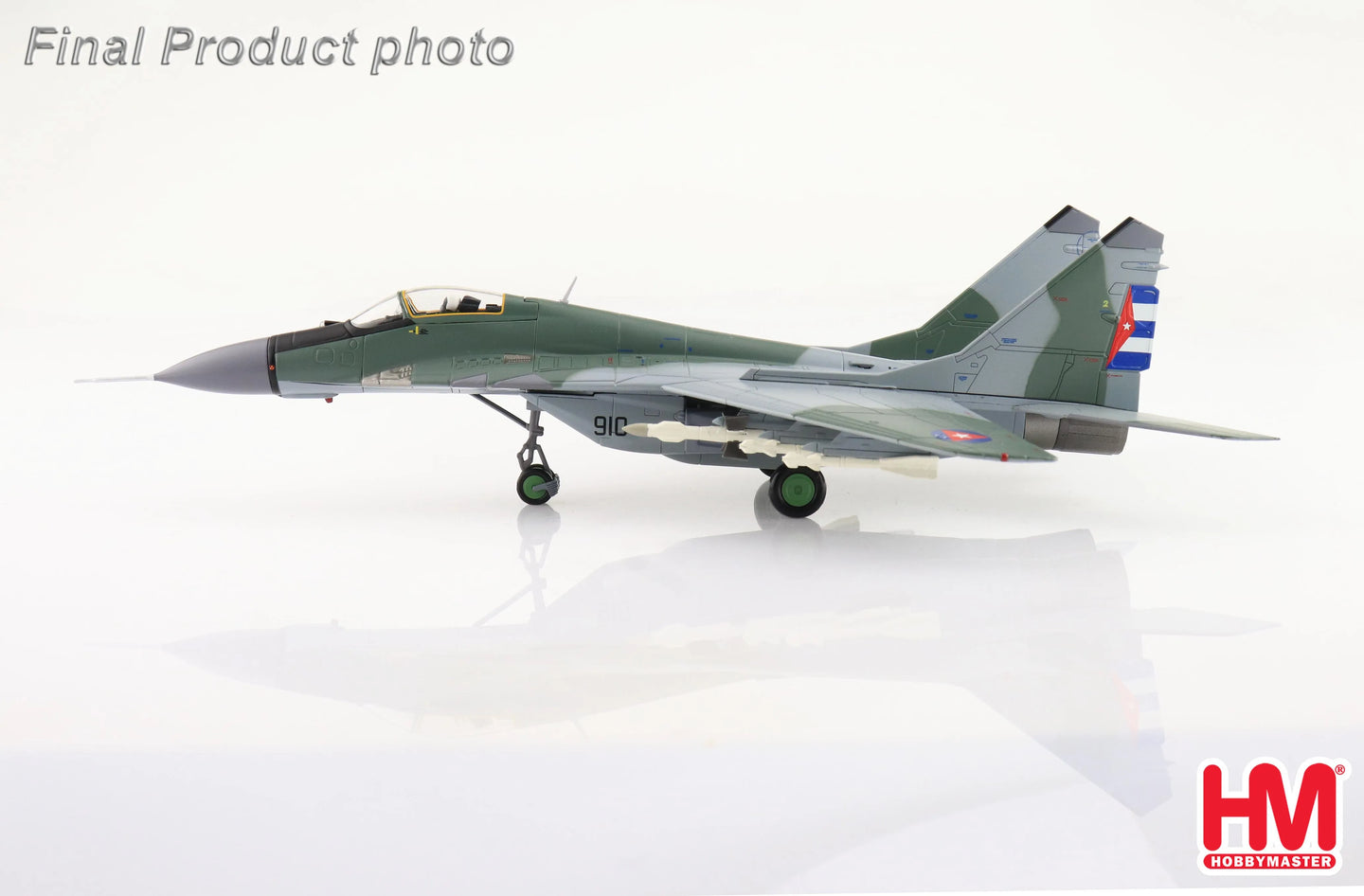 HOBBY MASTER MIG-29A FULCRUM CUBAN REVOLUTIONARY AIR FORCE 1997