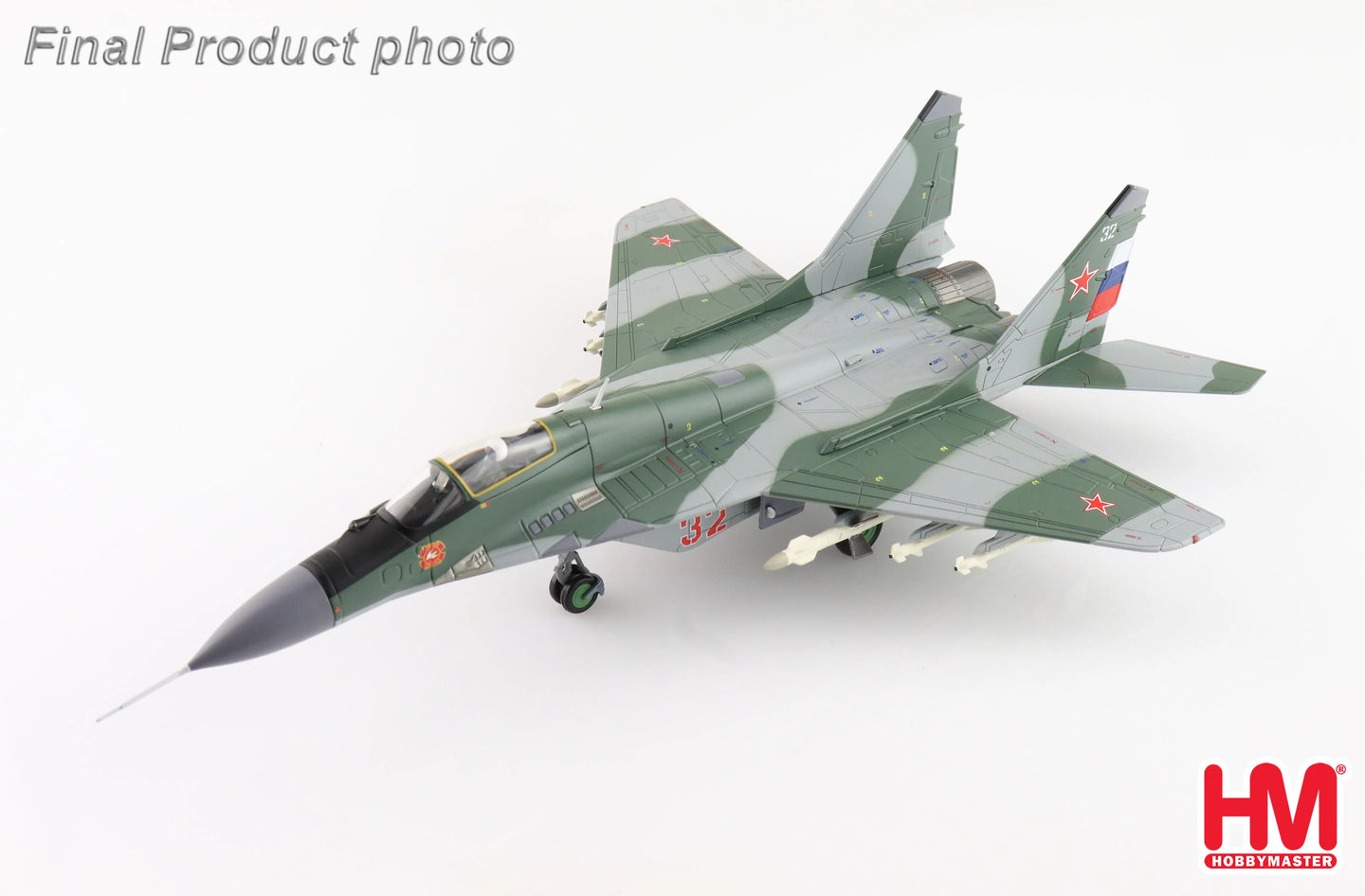 HOBBY MASTER MIG-29A FULCRUM RED 32 RUSSIAN AIR FORCE 1997