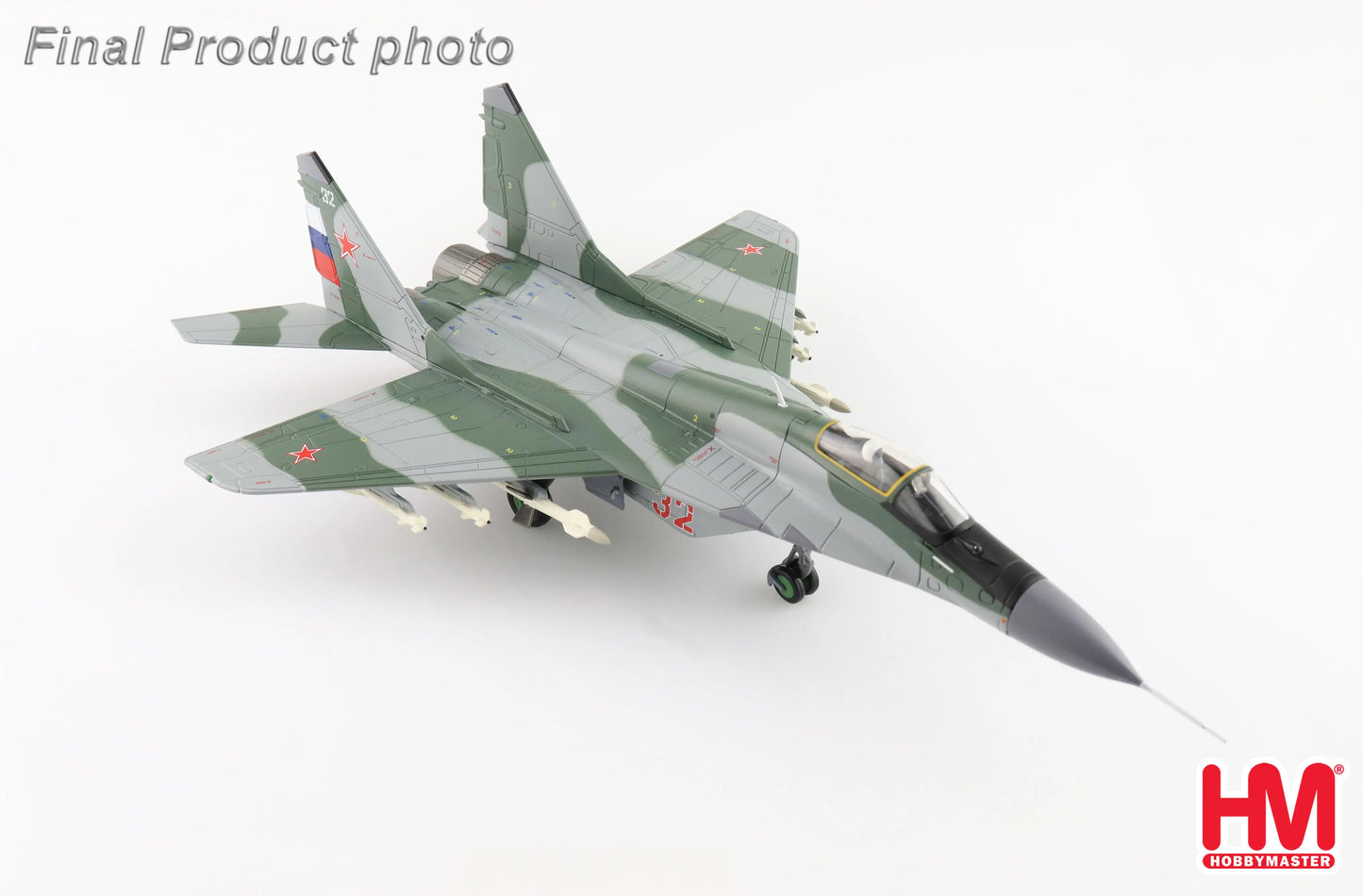 HOBBY MASTER MIG-29A FULCRUM RED 32 RUSSIAN AIR FORCE 1997