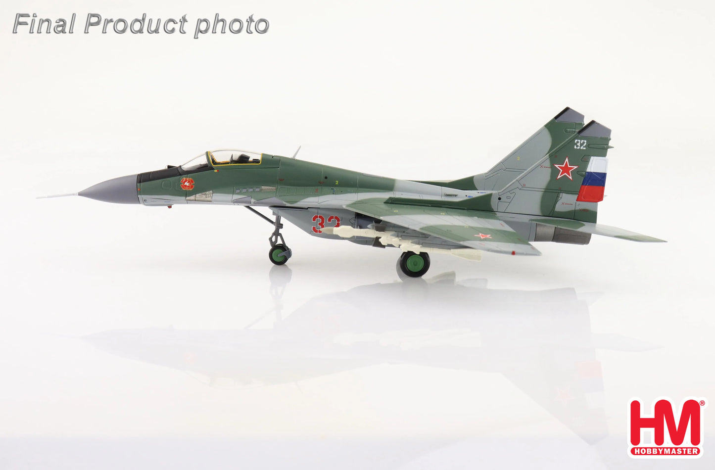 HOBBY MASTER MIG-29A FULCRUM RED 32 RUSSIAN AIR FORCE 1997