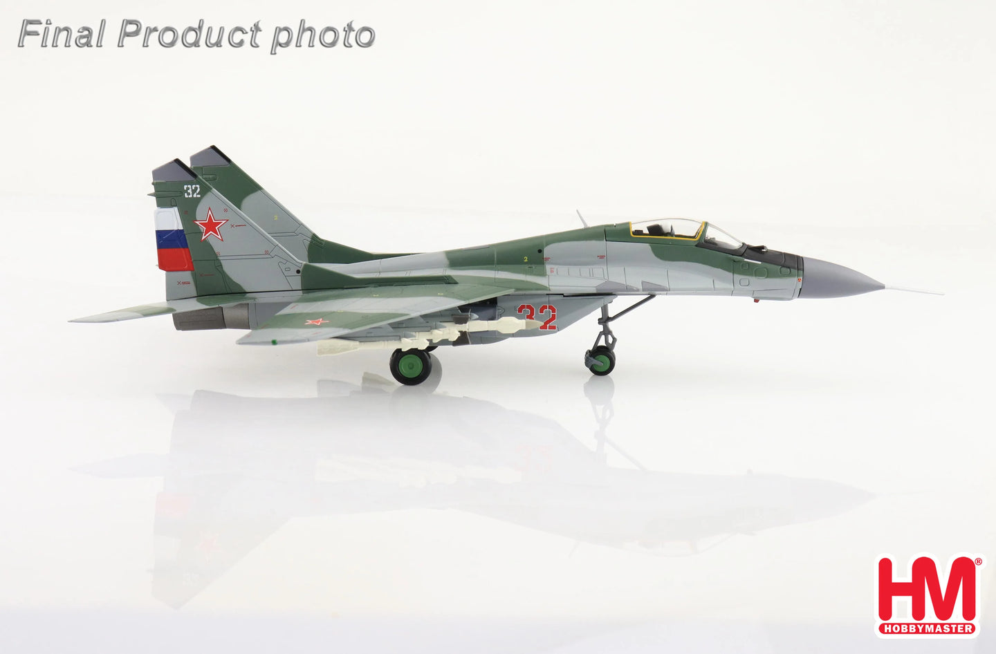 HOBBY MASTER MIG-29A FULCRUM RED 32 RUSSIAN AIR FORCE 1997