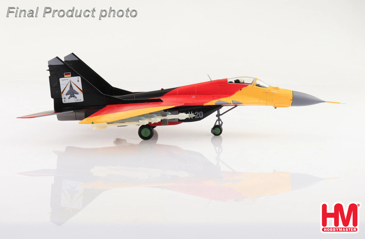 HOBBY MASTER MIG-29A FULCRUM LAAGE AIR BASE 2001
