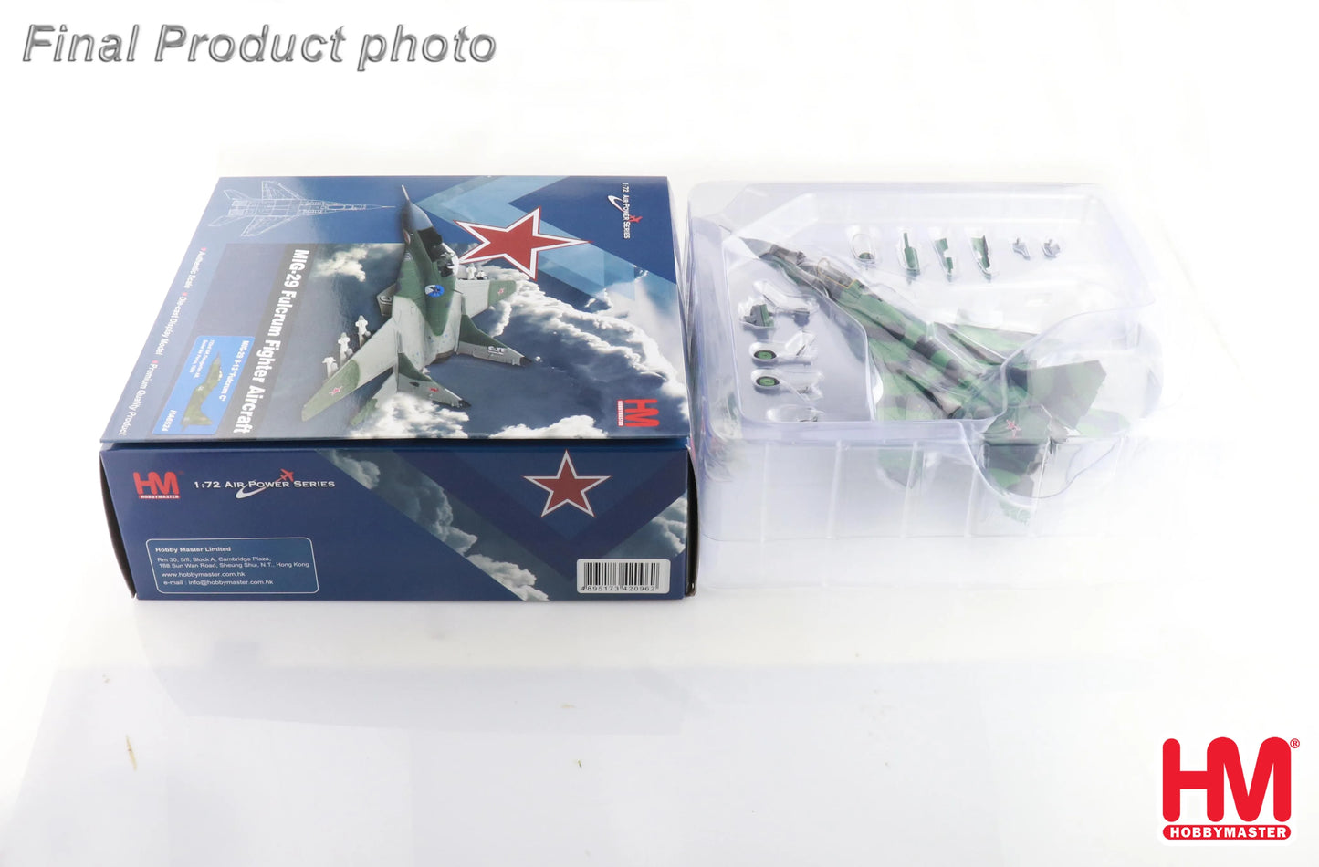 HOBBY MASTER MIG-29 9-13 "FULCRUM C" SOVIET AIR FORCE 733RD IAP DAMGARTEN AB 1994