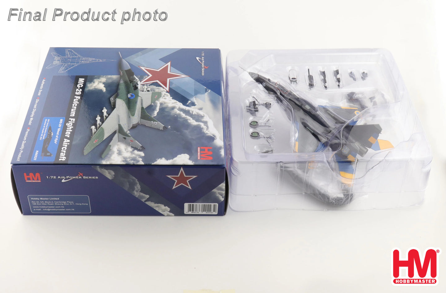 HOBBY MASTERS MIG-29 "GHOST OF KYIV" 40TH TACTICAL AVIATION BRIGADE UKRAINIAN AF VASYLKIV AB 2023