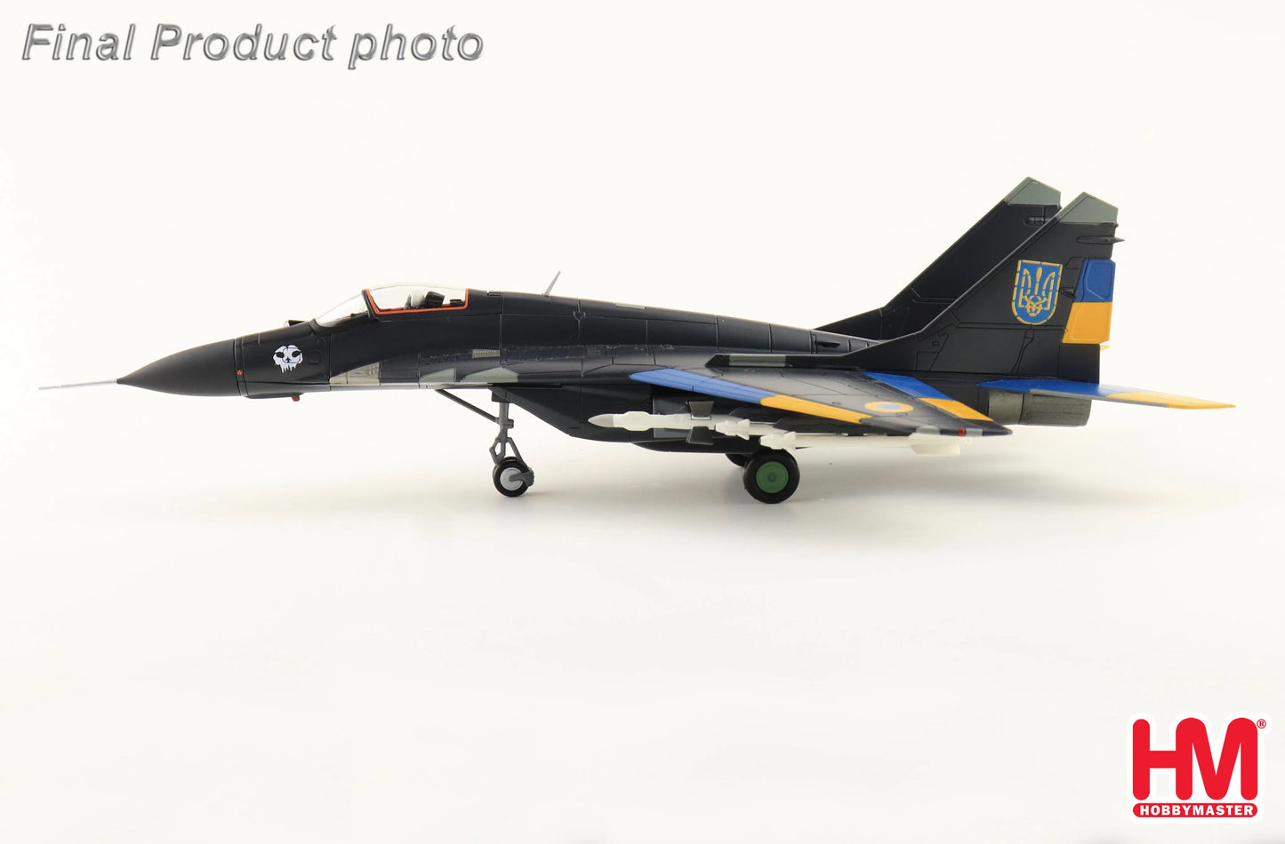 HOBBY MASTERS MIG-29 "GHOST OF KYIV" 40TH TACTICAL AVIATION BRIGADE UKRAINIAN AF VASYLKIV AB 2023