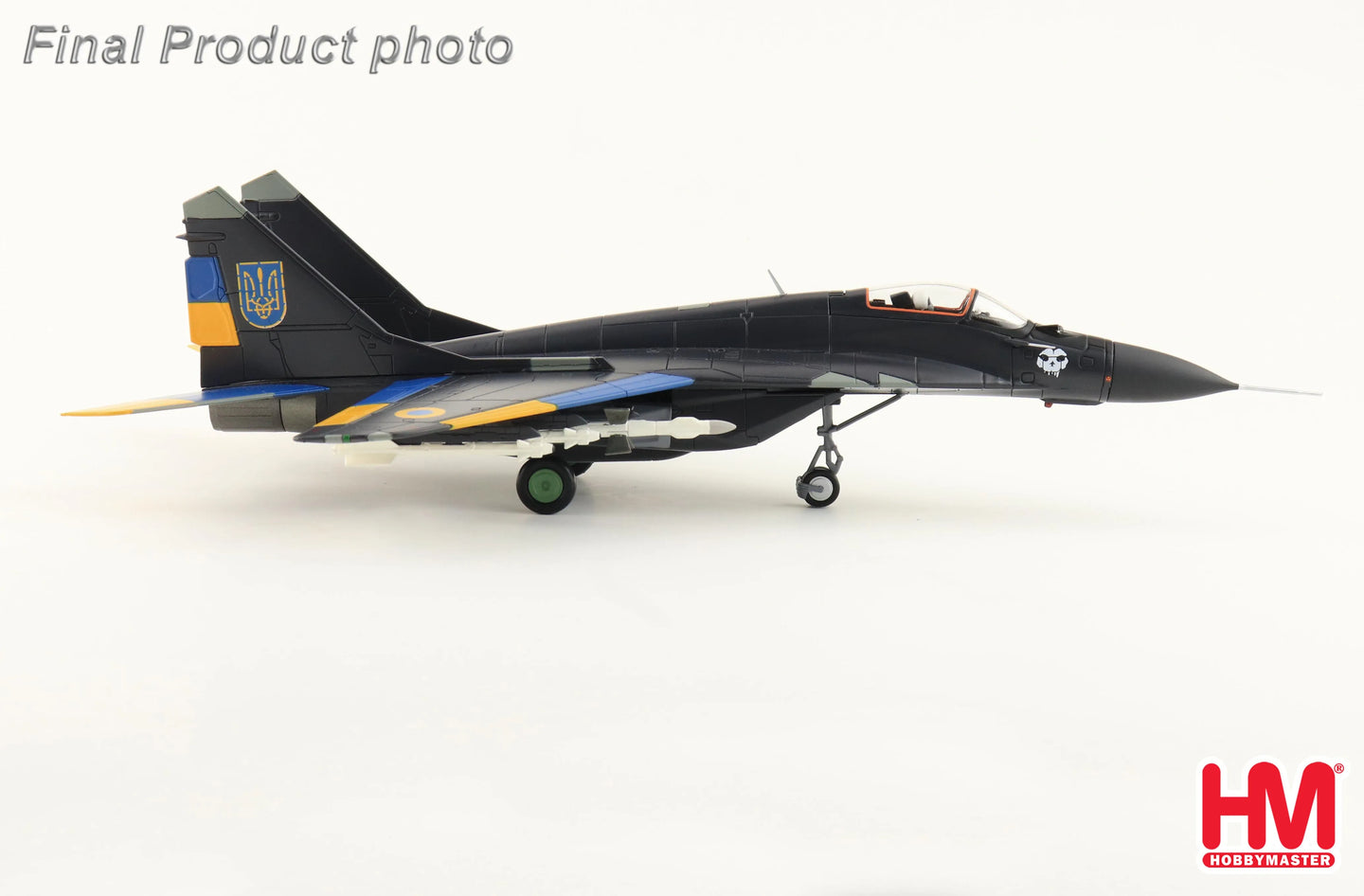HOBBY MASTERS MIG-29 "GHOST OF KYIV" 40TH TACTICAL AVIATION BRIGADE UKRAINIAN AF VASYLKIV AB 2023