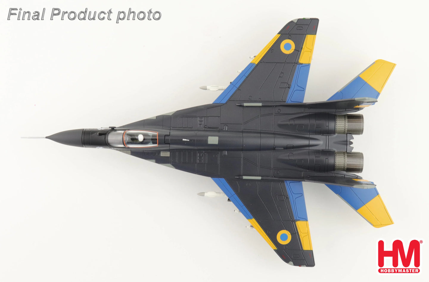 HOBBY MASTERS MIG-29 "GHOST OF KYIV" 40TH TACTICAL AVIATION BRIGADE UKRAINIAN AF VASYLKIV AB 2023