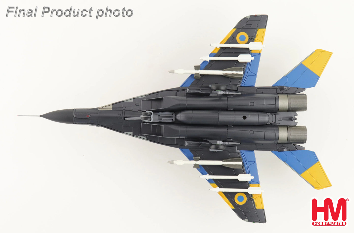 HOBBY MASTERS MIG-29 "GHOST OF KYIV" 40TH TACTICAL AVIATION BRIGADE UKRAINIAN AF VASYLKIV AB 2023