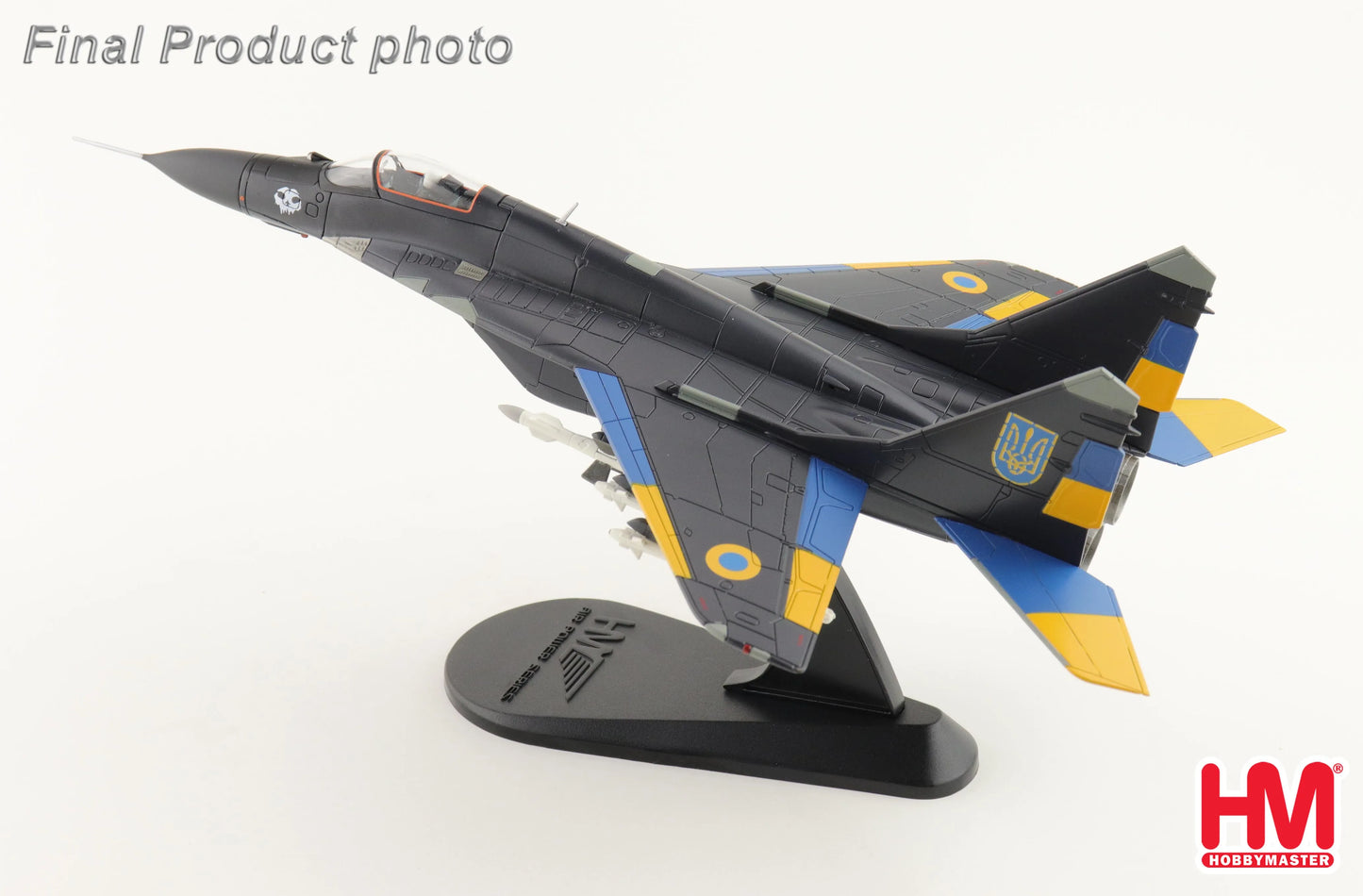 HOBBY MASTERS MIG-29 "GHOST OF KYIV" 40TH TACTICAL AVIATION BRIGADE UKRAINIAN AF VASYLKIV AB 2023