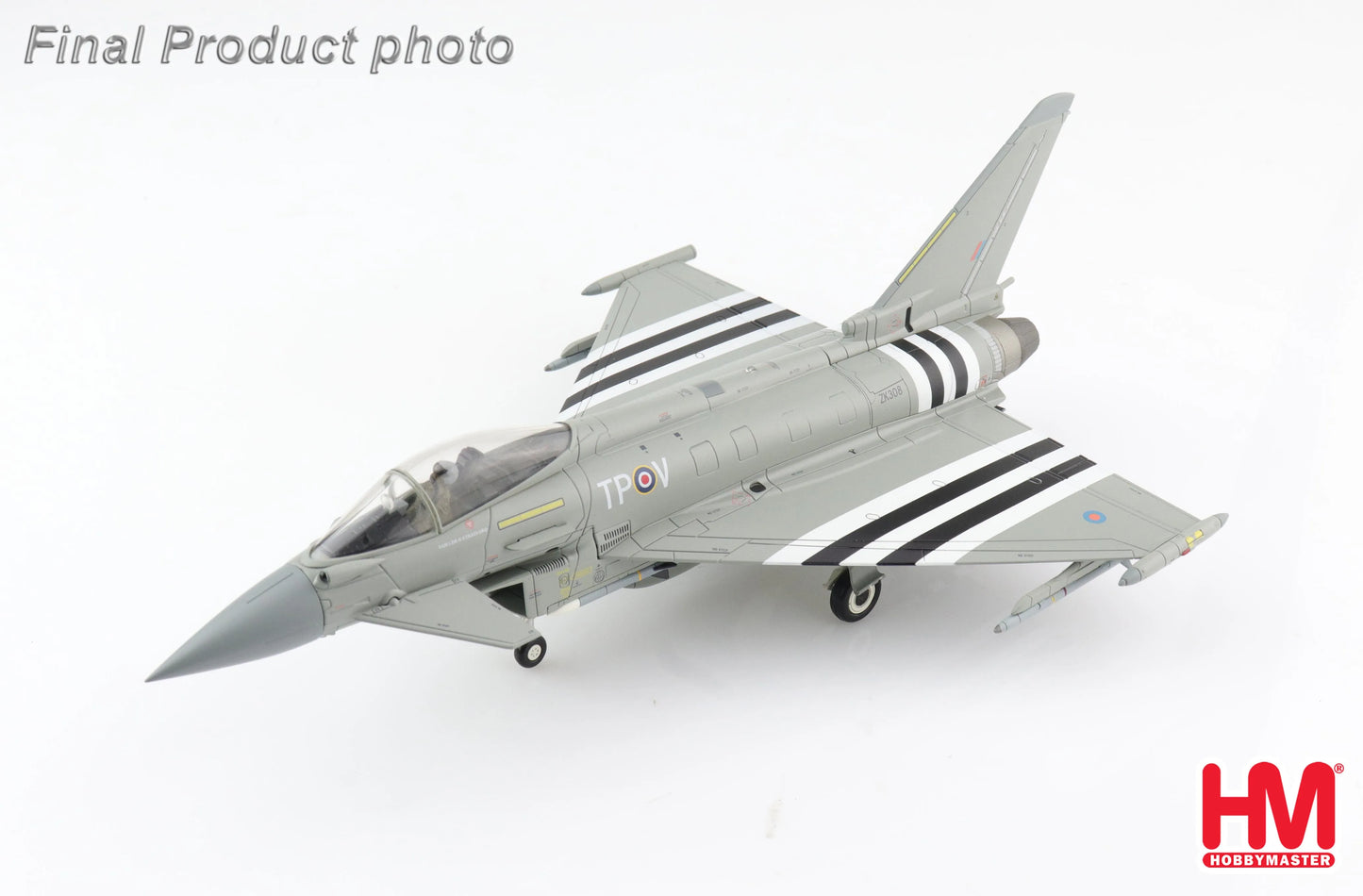 HOBBY MASTER EUROFIGHTER TYPHOON "D-DAY 70TH ANNIVERSARY" ZK308 ENGLAND 2014