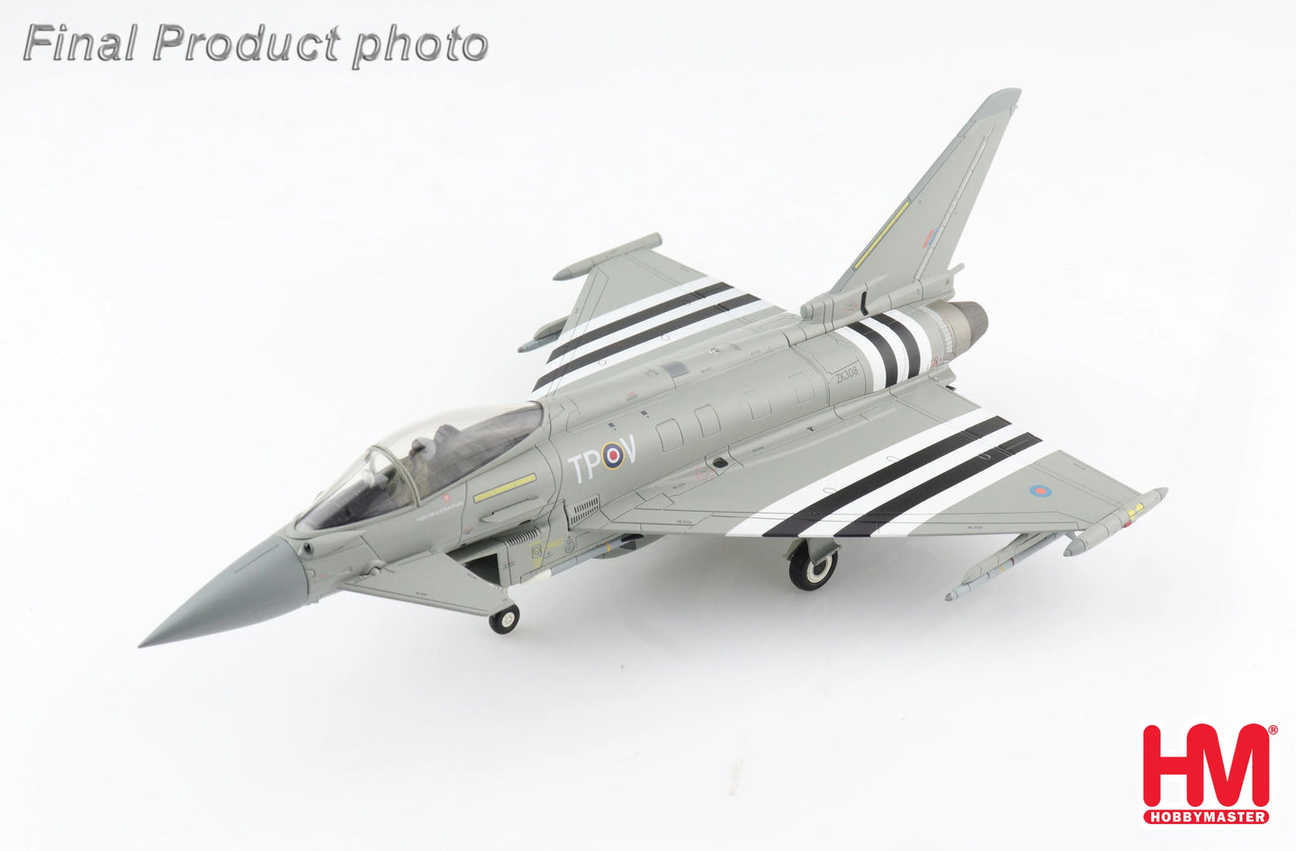 HOBBY MASTER EUROFIGHTER TYPHOON "D-DAY 70TH ANNIVERSARY" ZK308 ENGLAND 2014