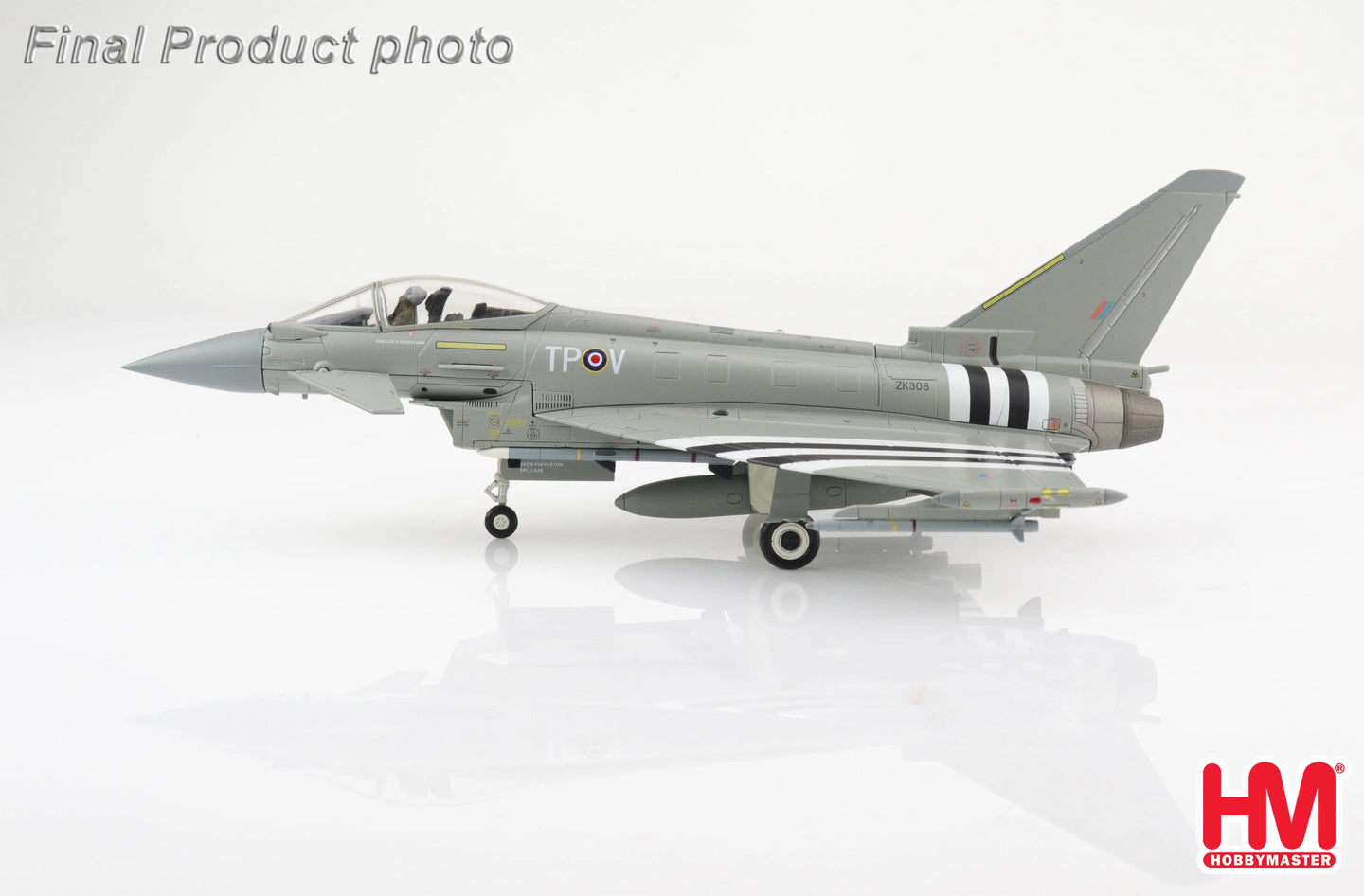 HOBBY MASTER EUROFIGHTER TYPHOON "D-DAY 70TH ANNIVERSARY" ZK308 ENGLAND 2014