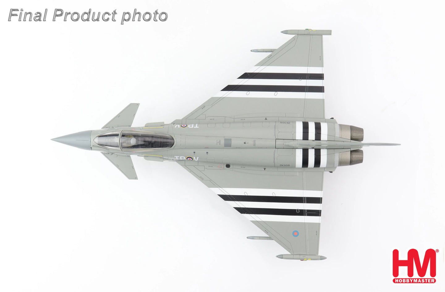 HOBBY MASTER EUROFIGHTER TYPHOON "D-DAY 70TH ANNIVERSARY" ZK308 ENGLAND 2014