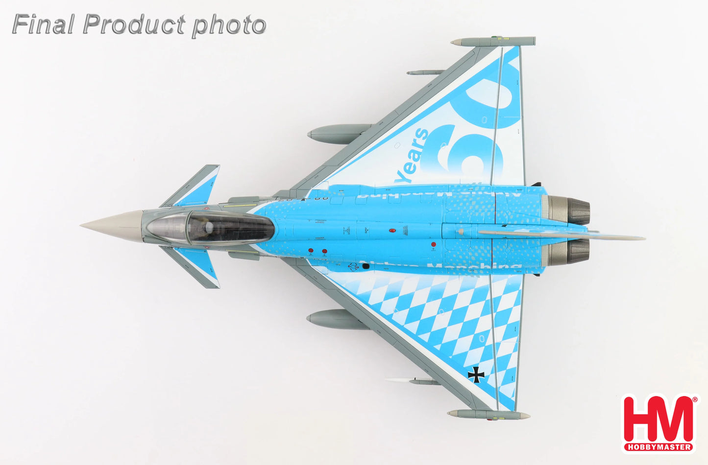 HOBBY MASTER EUROFIGHTER EF-2000 60TH YEARS AIRBUS MANCHING SEPT 2022