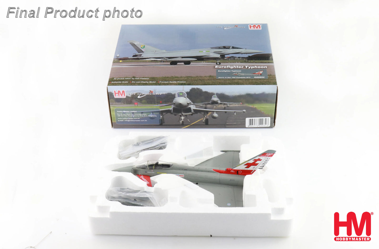 HOBBY MASTER TYPHOON ZK315 41 SQN. RAF CONINGSBY 2015