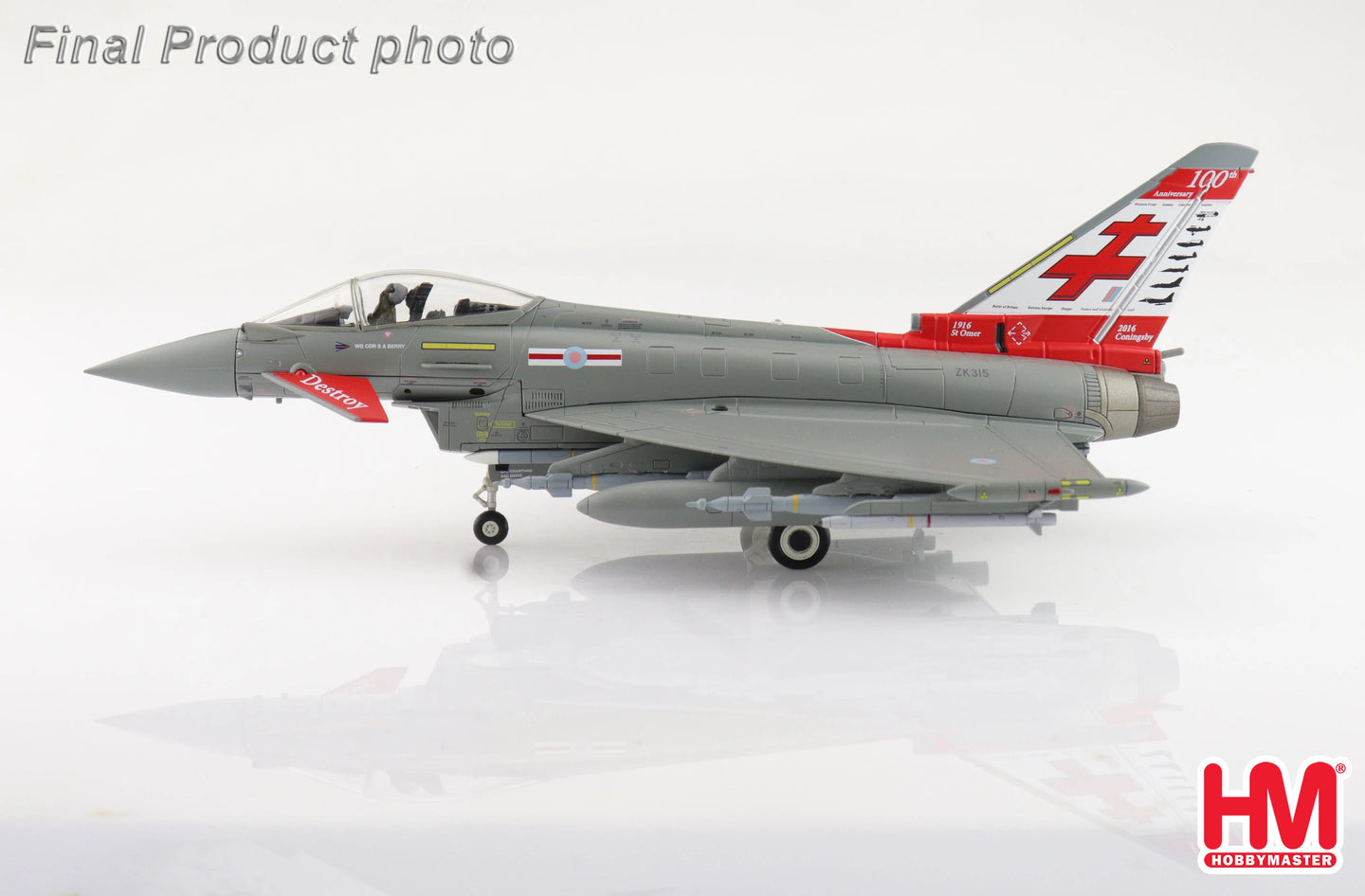 HOBBY MASTER TYPHOON ZK315 41 SQN. RAF CONINGSBY 2015