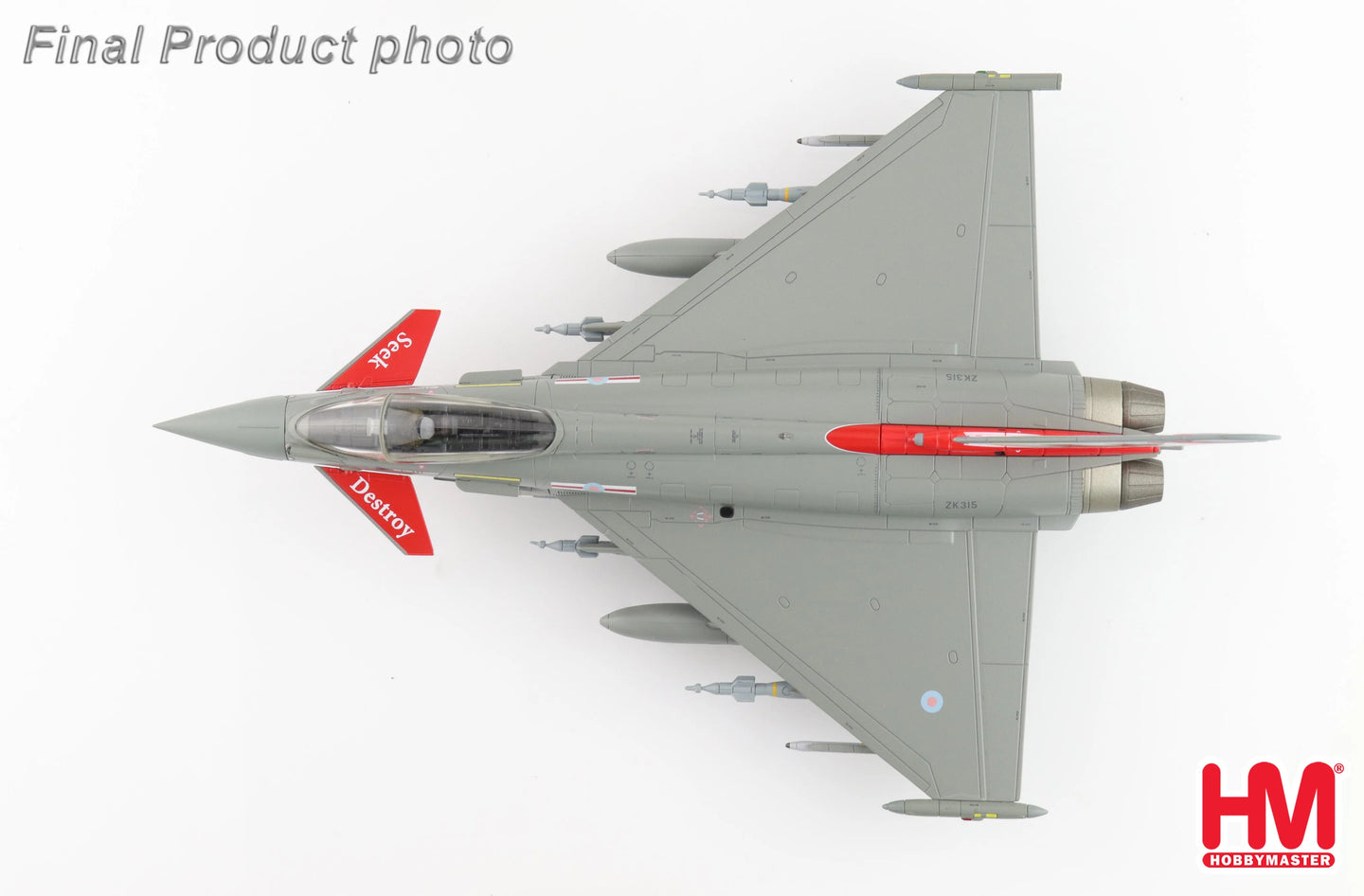 HOBBY MASTER TYPHOON ZK315 41 SQN. RAF CONINGSBY 2015