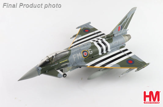 HOBBY MASTER TYPHOON FGR4 ZJ913/FM-G RAF 2024 (WITH 2 X ASRAAM, 4 X AIM-120, 3 X FUEL TANK)