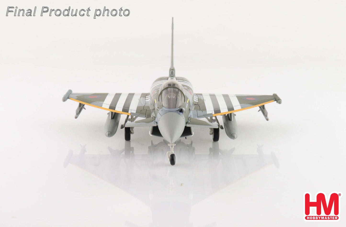HOBBY MASTER TYPHOON FGR4 ZJ913/FM-G RAF 2024 (WITH 2 X ASRAAM, 4 X AIM-120, 3 X FUEL TANK)