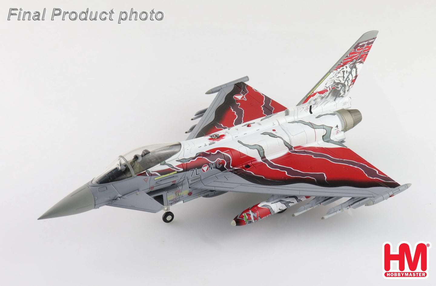 HOBBY MASTER EUROFIGHTER TYPHOON 7L WC AUSTRIAN AF NATO TIGER MEET 2023