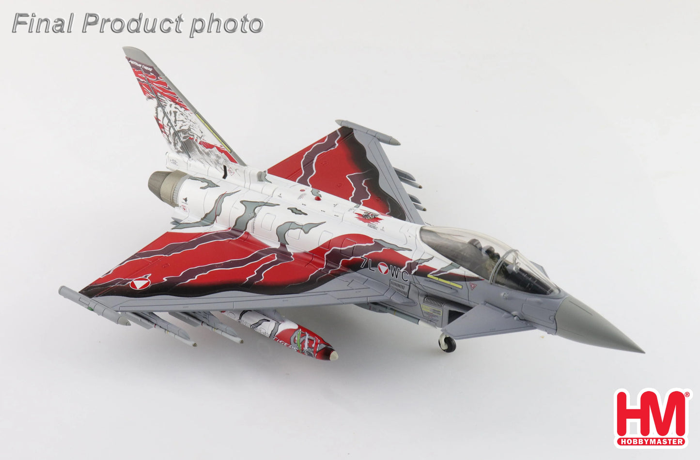 HOBBY MASTER EUROFIGHTER TYPHOON 7L WC AUSTRIAN AF NATO TIGER MEET 2023