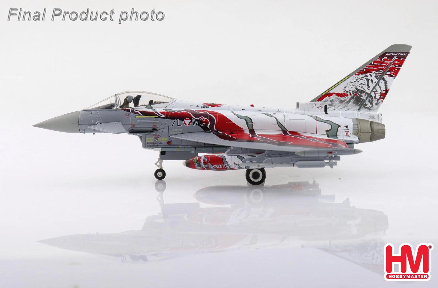 HOBBY MASTER EUROFIGHTER TYPHOON 7L WC AUSTRIAN AF NATO TIGER MEET 2023
