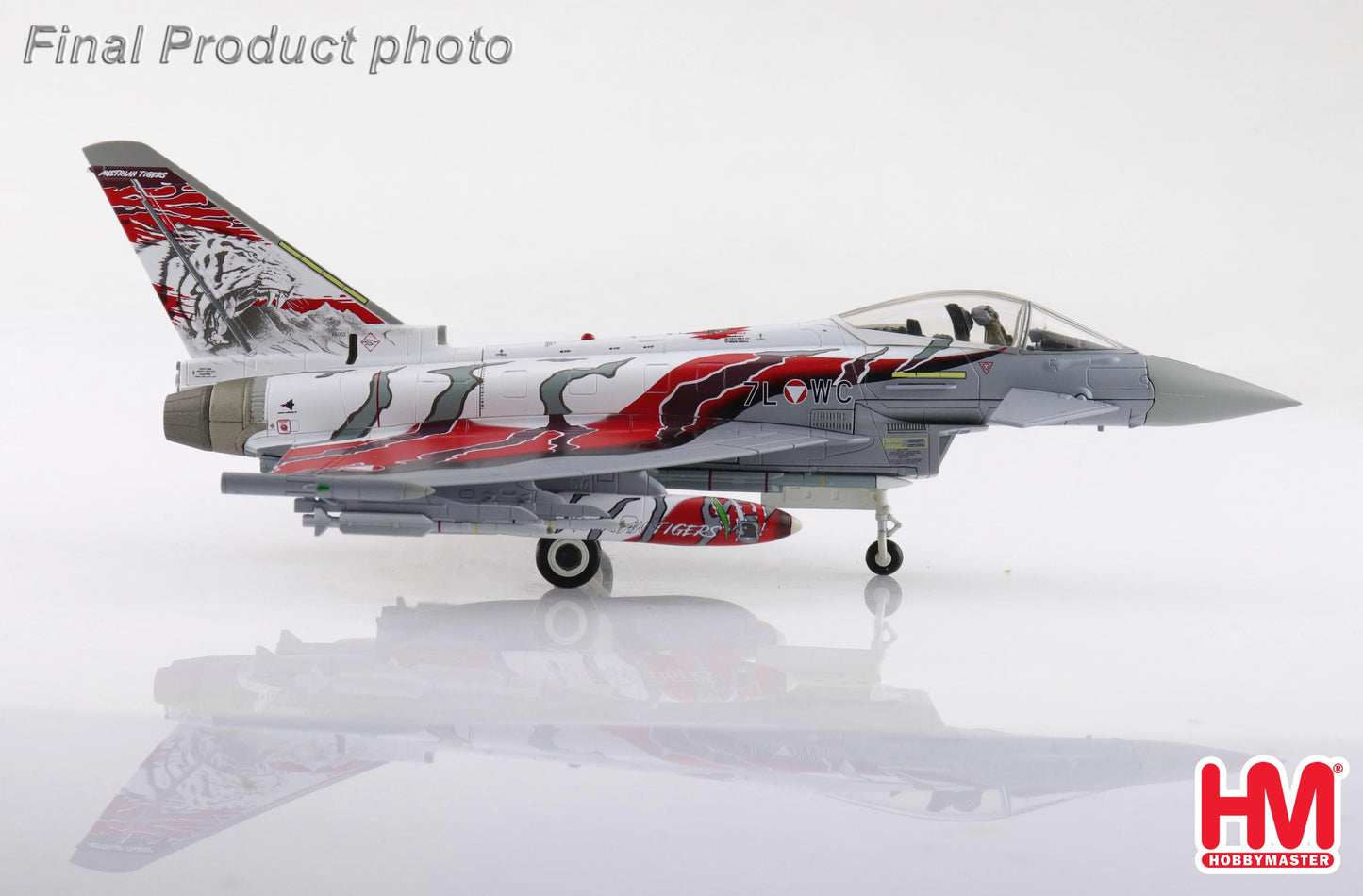 HOBBY MASTER EUROFIGHTER TYPHOON 7L WC AUSTRIAN AF NATO TIGER MEET 2023