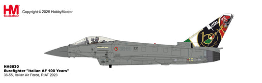 HOBBY MASTER EUROFIGHTER ITALIAN AIR FORCE "ITALIAN AF 100 YEARS" 36-55 RIAT 2023