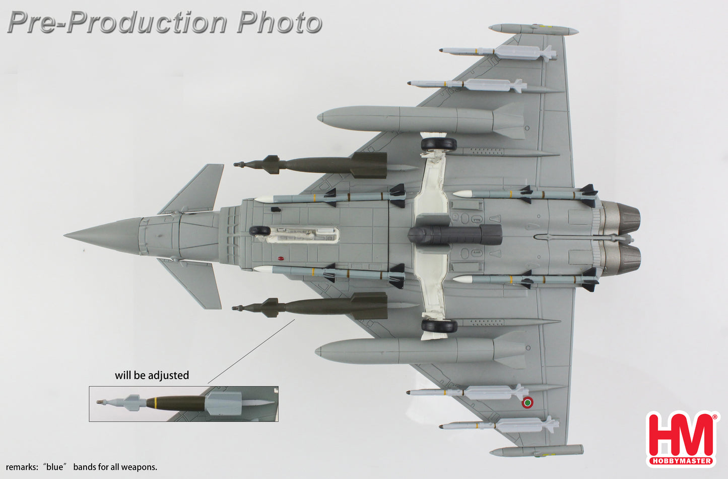 HOBBY MASTER TYPHOON ITALIAN AIR FORCE "ITALIAN AIR FORCE 100 YEARS" 36-55 RIAT 2023