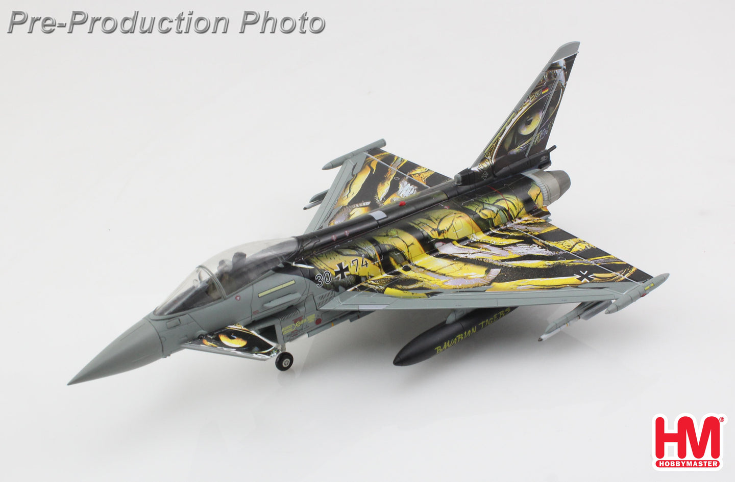 HOBBY MASTER EUROFIGHTER TYPHOON LUFTWAFFE "CASTLE TIGER" 30+74 2025
