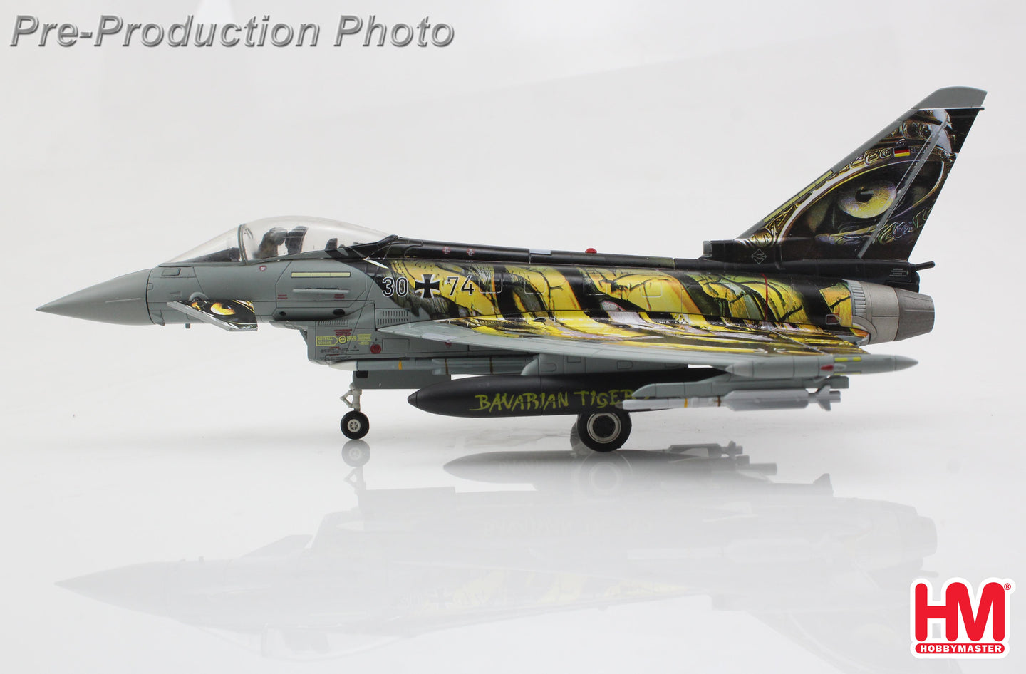 HOBBY MASTER EUROFIGHTER TYPHOON LUFTWAFFE "CASTLE TIGER" 30+74 2025