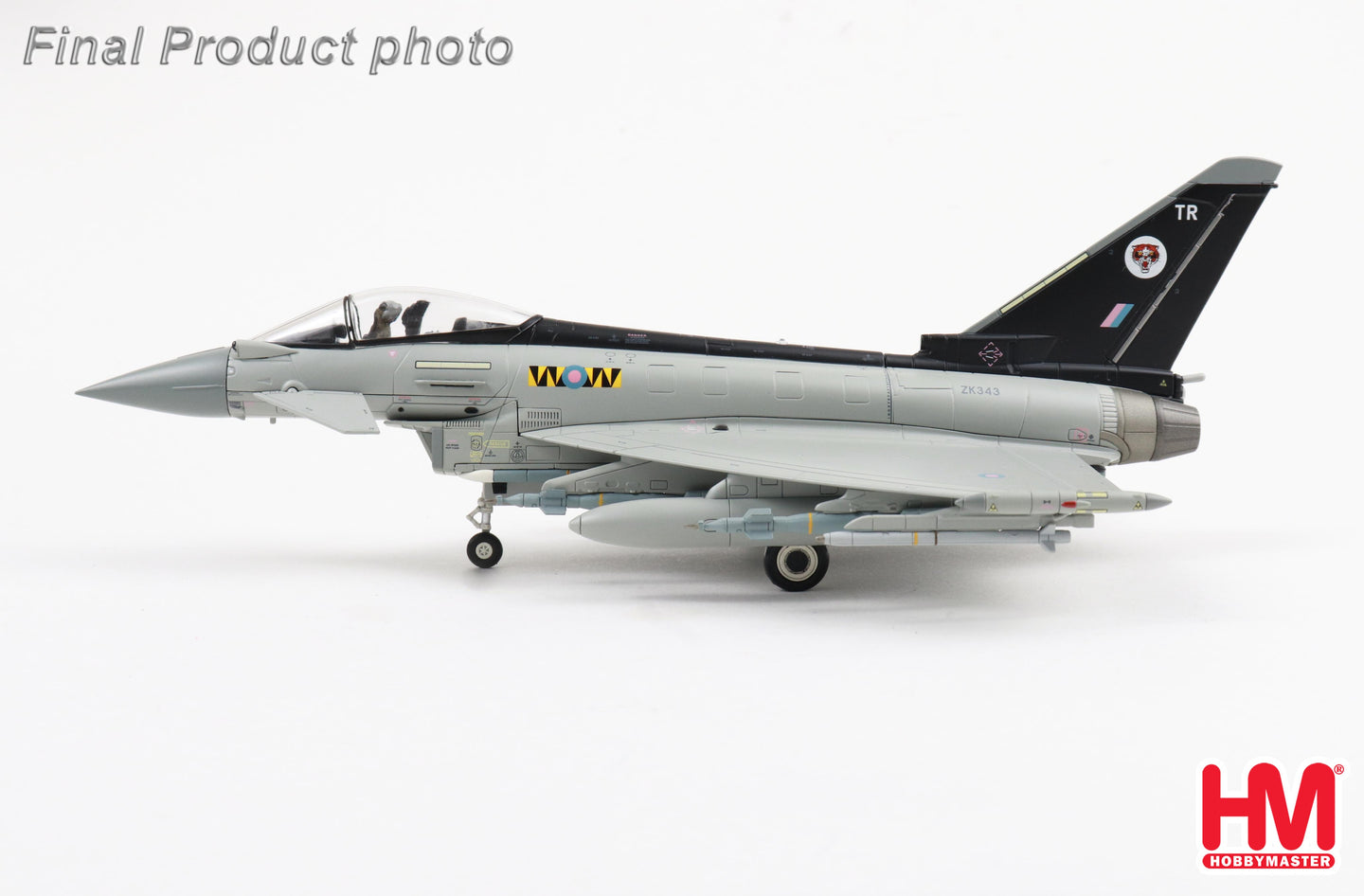 HOBBY MASTER TYPHOON RAF ZK343 NO. 74 SQN TIGERS "WHAT IF SCHEME"
