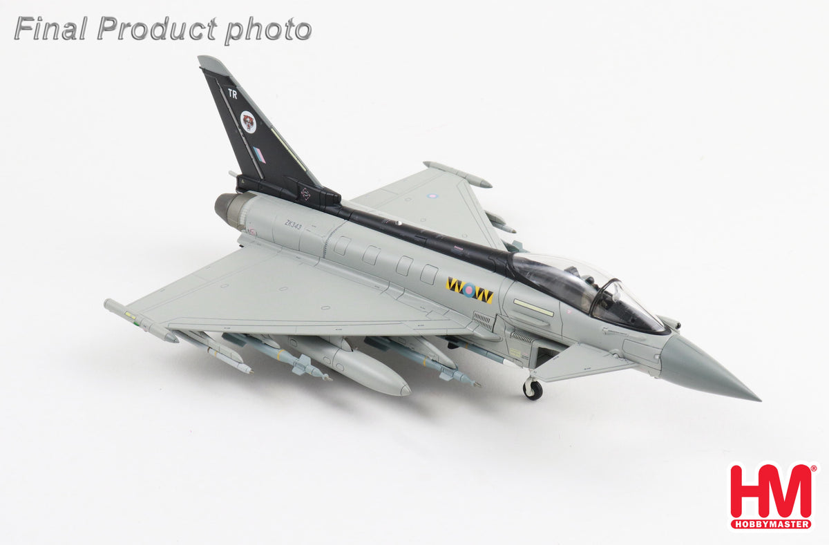 HOBBY MASTER TYPHOON RAF ZK343 NO. 74 SQN TIGERS "WHAT IF SCHEME"