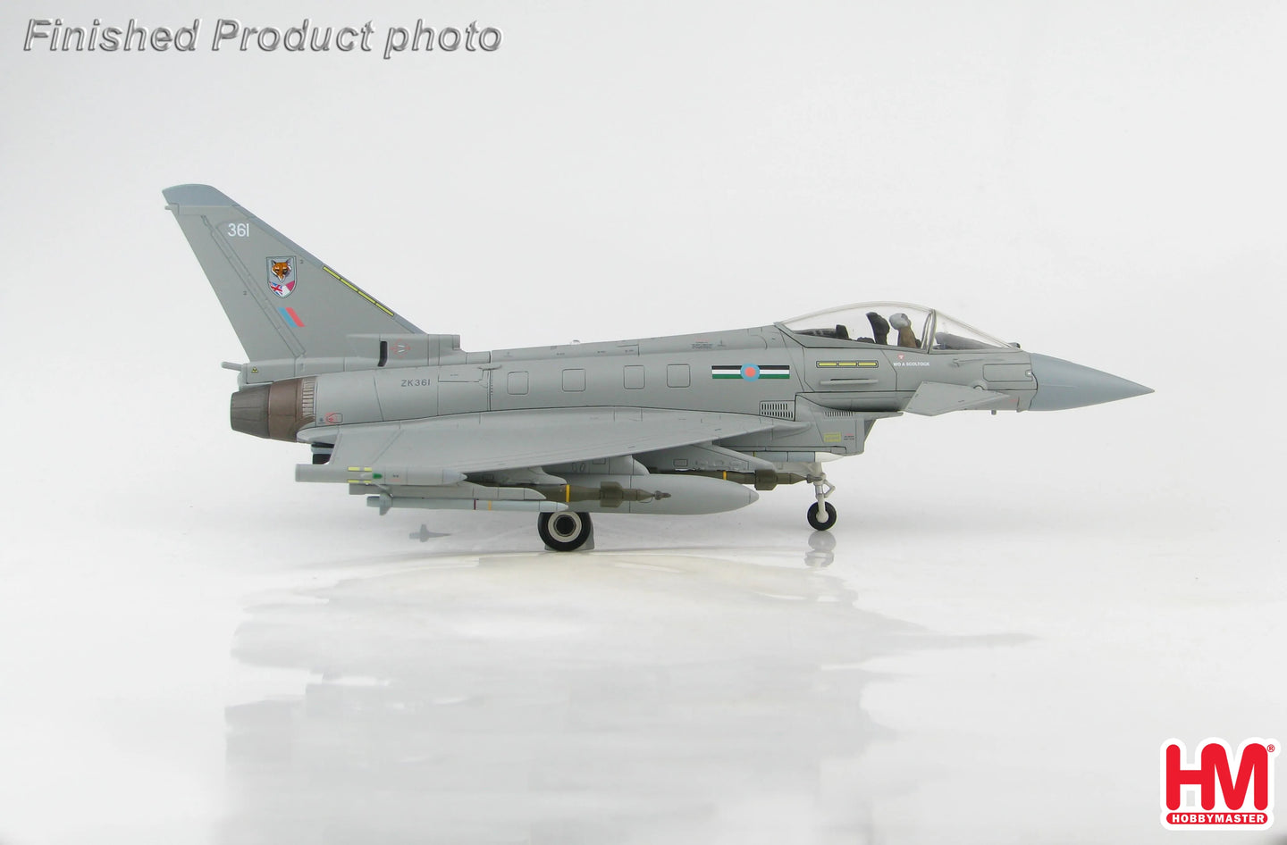 HOBBY MASTER EUROFIGHTER TYPHOON FGR4 ZK361 RAF/QATAR EMIRI AIR FORCE