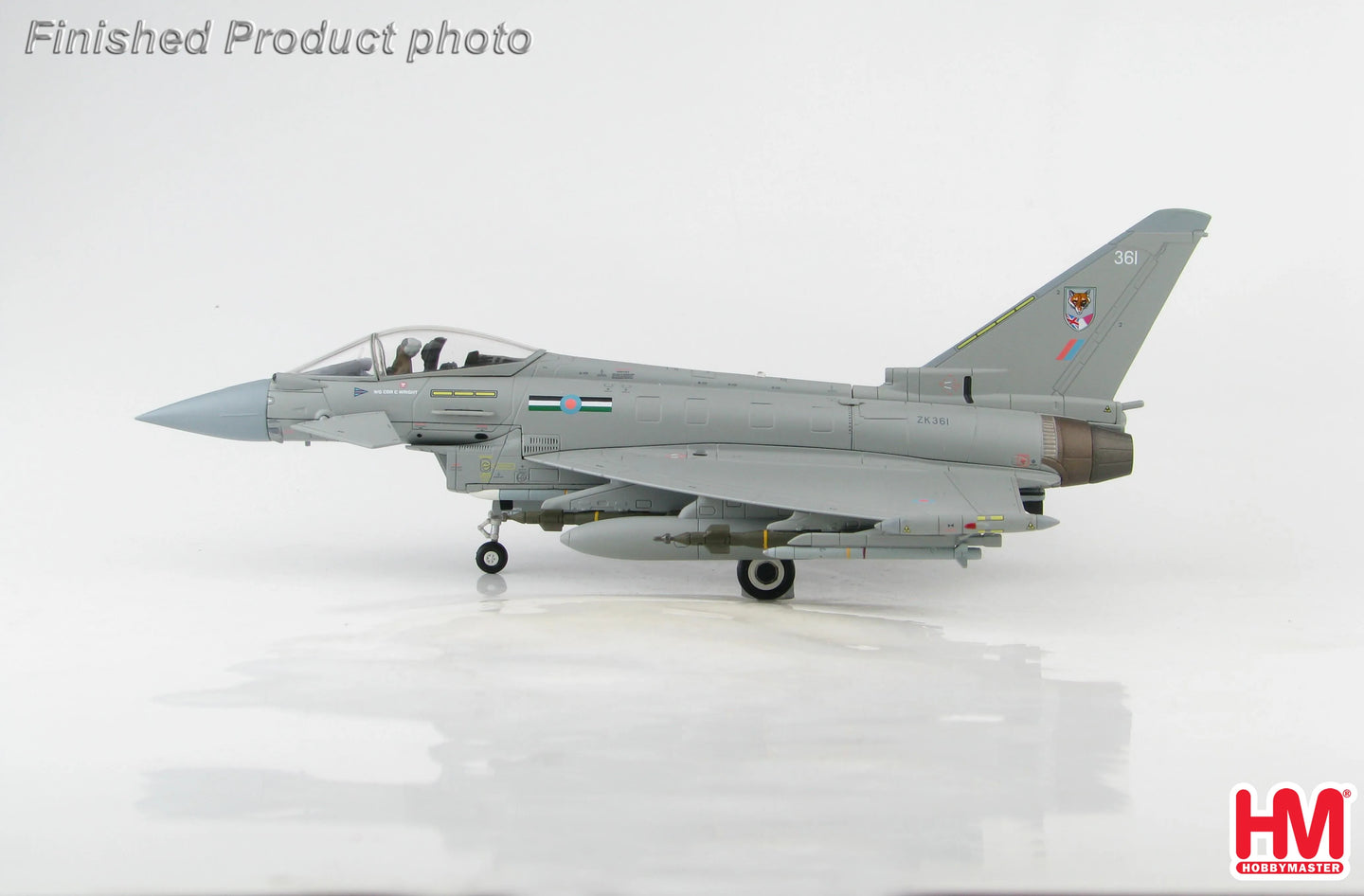 HOBBY MASTER EUROFIGHTER TYPHOON FGR4 ZK361 RAF/QATAR EMIRI AIR FORCE
