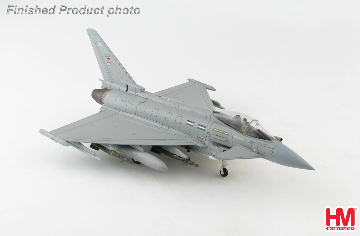 HOBBY MASTER EUROFIGHTER TYPHOON FGR4 ZK361 RAF/QATAR EMIRI AIR FORCE