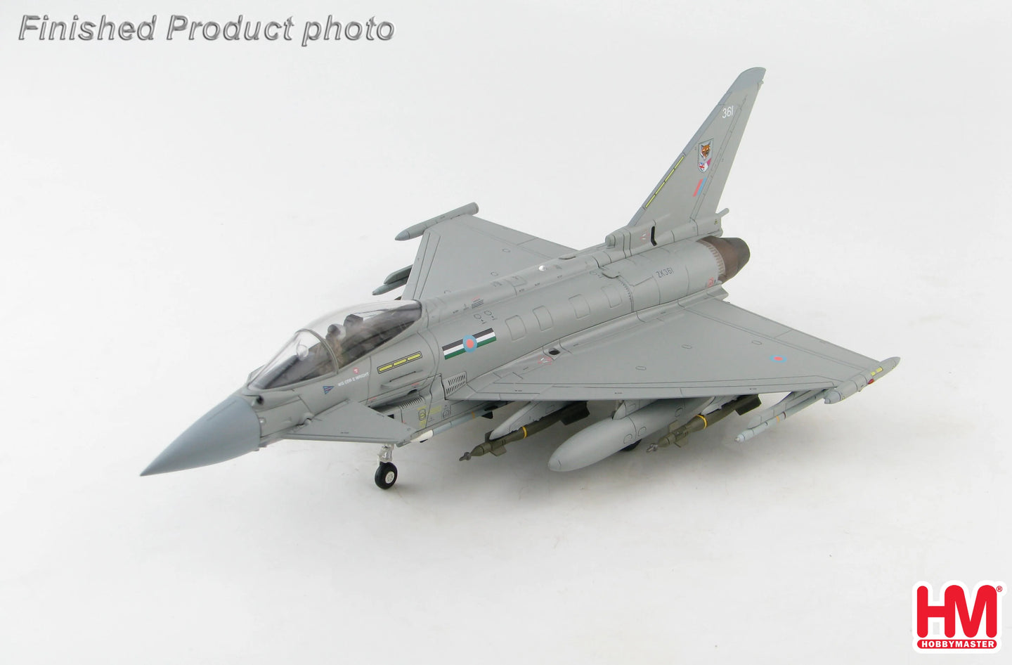 HOBBY MASTER EUROFIGHTER TYPHOON FGR4 ZK361 RAF/QATAR EMIRI AIR FORCE