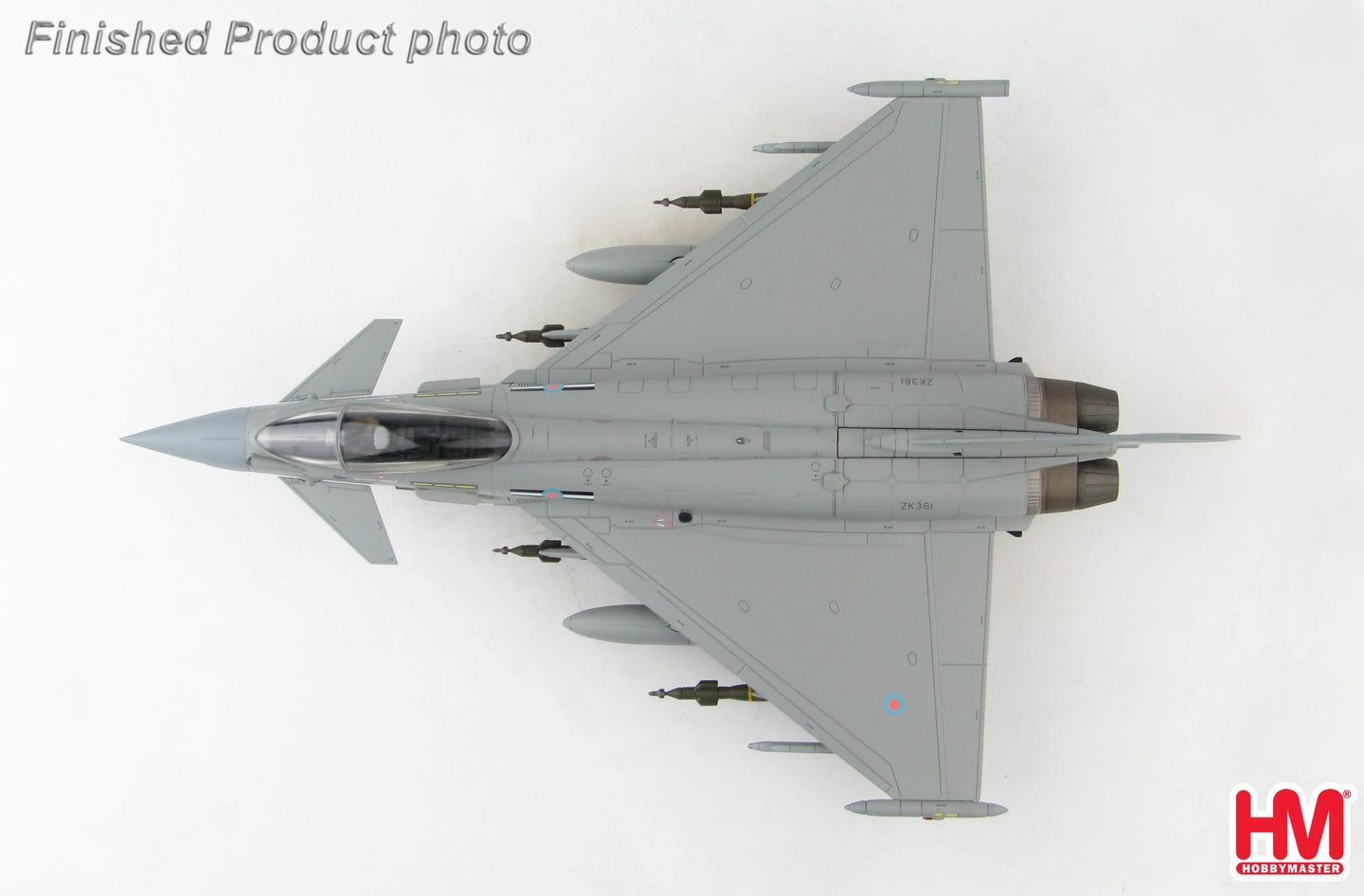 HOBBY MASTER EUROFIGHTER TYPHOON FGR4 ZK361 RAF/QATAR EMIRI AIR FORCE