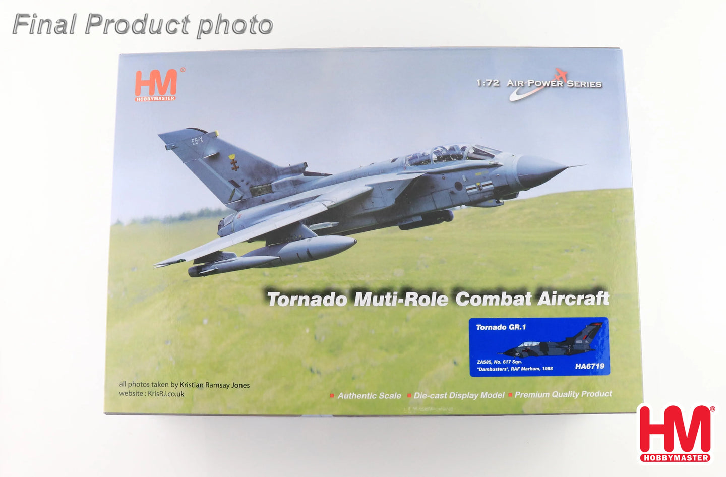 HOBBY MASTER TORNADO GR.1 ZA585 NO. 617 SQN DAMBUSTERS RAF