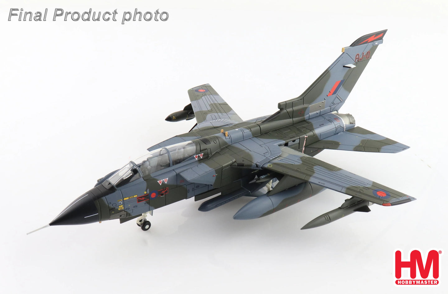 HOBBY MASTERS TORNADO GR.1B AJ-Q/ZA456 "DAMBUSTERS" RAF 1995 (WITH 2 X SEA EAGLE MISSILES)